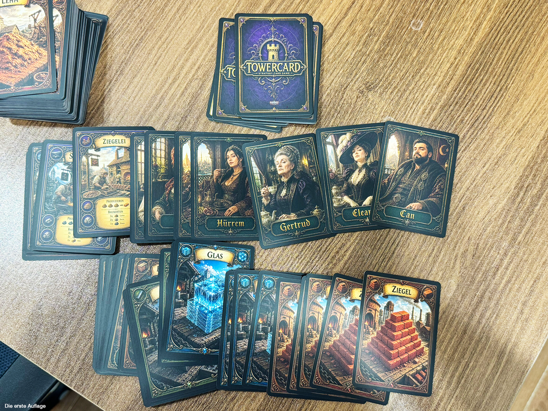 Die Produktion der ersten TowerCard-Auflage ist abgeschlossen 🎉 (Versand wird vorbereitet!)